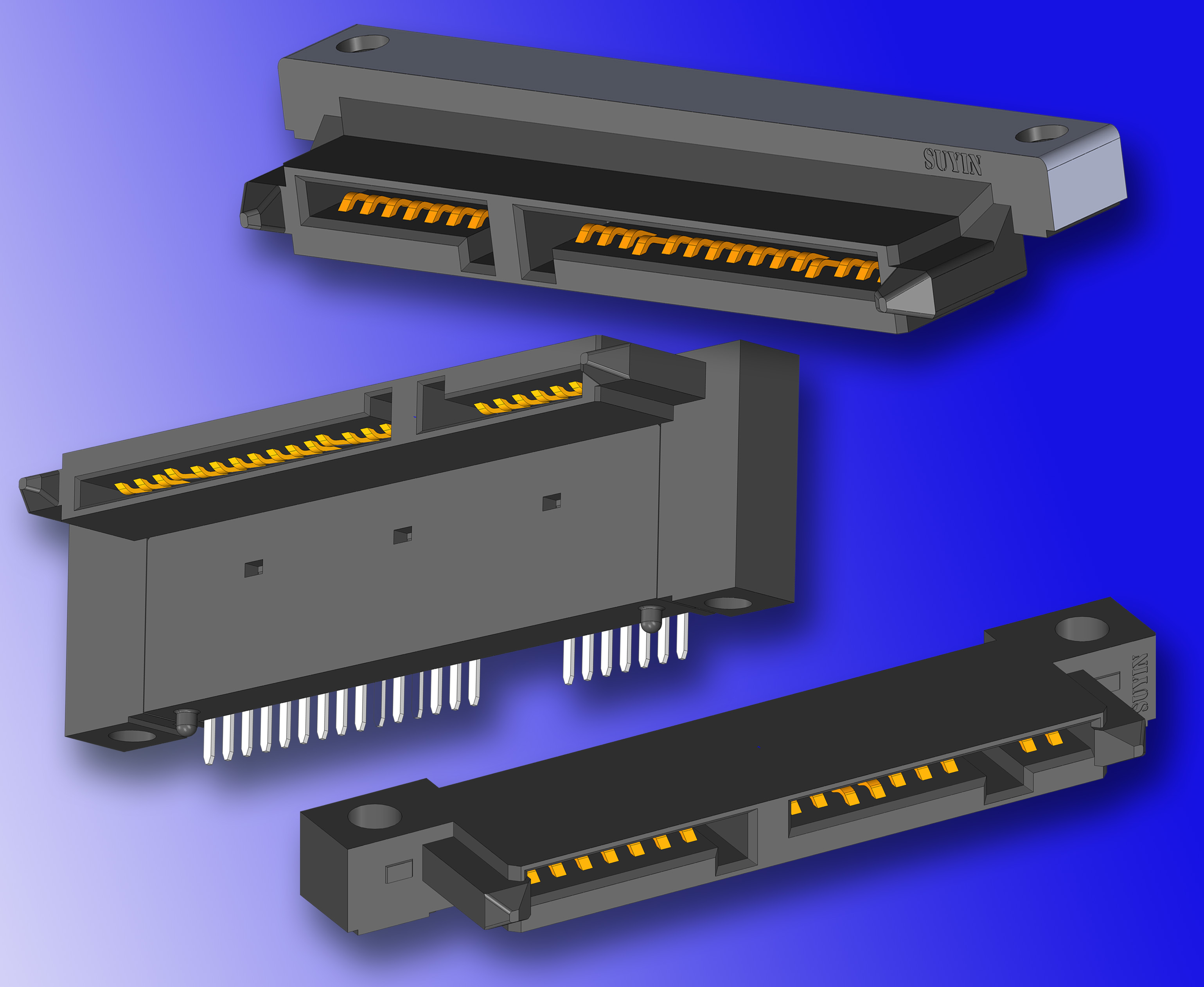 From top to down:127043HR022XX2QZX (High -1.0 mm), 127043FB022XX15XX ...